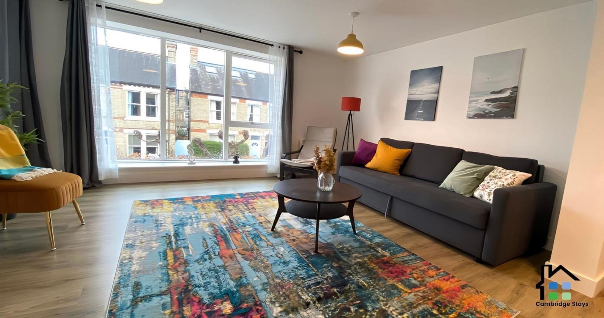 Cambridge Stays Central Apart Hotel 2Br Flats-Easy Walk To City Centre-Parking-Balcony Exterior photo